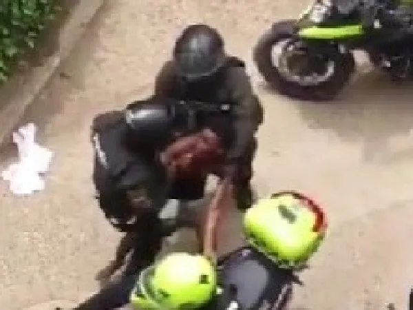 Procedimiento policial en Cartagena.