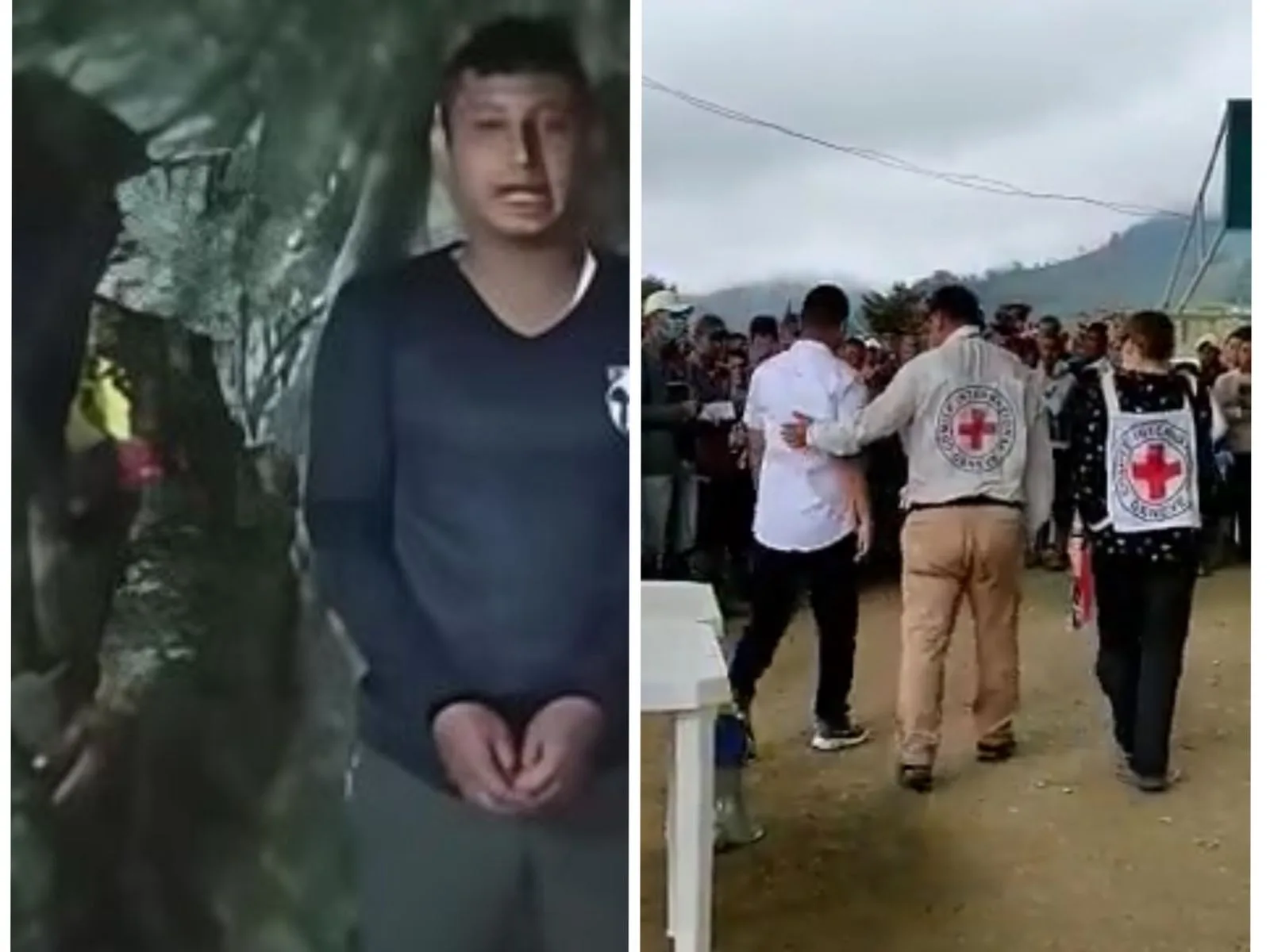 Tomás Blanco, el Policía que fue secuestrado por disidencias de las Farc en Nariño acaba de ser liberado