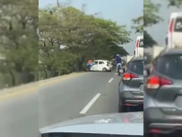 Grave accidente en la recta Cali-Palmira.