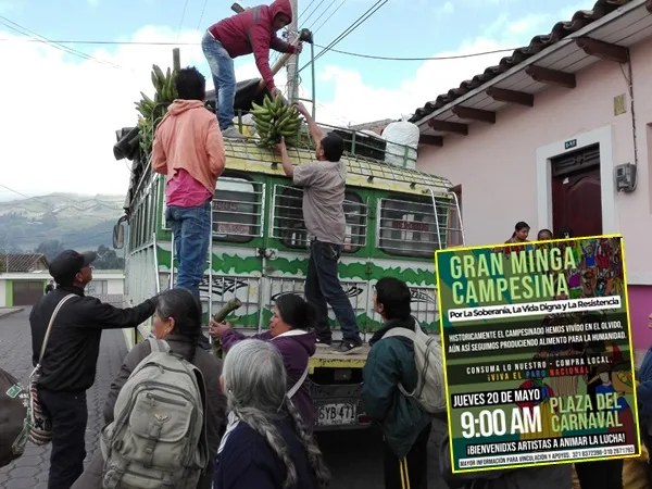 En Minga campesina que participaría con 20 toneladas de alimentos canceló evento, Alcaldía de Pasto les negó el permiso