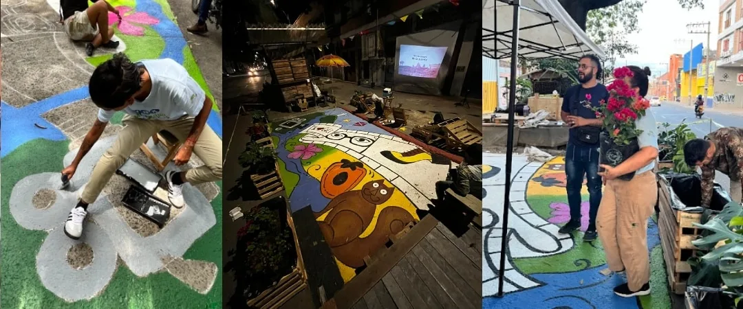San Nicolás estrena espacio renovado: artistas y líderes comunitarios impulsan el cine al aire libre en el centro de Cali