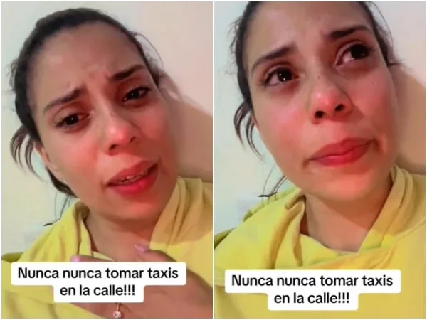 «Nunca tomen taxis en la calle»: Mujer sobrevive a intento de robo y agresión al ser arrojada desde un taxi en Bogotá