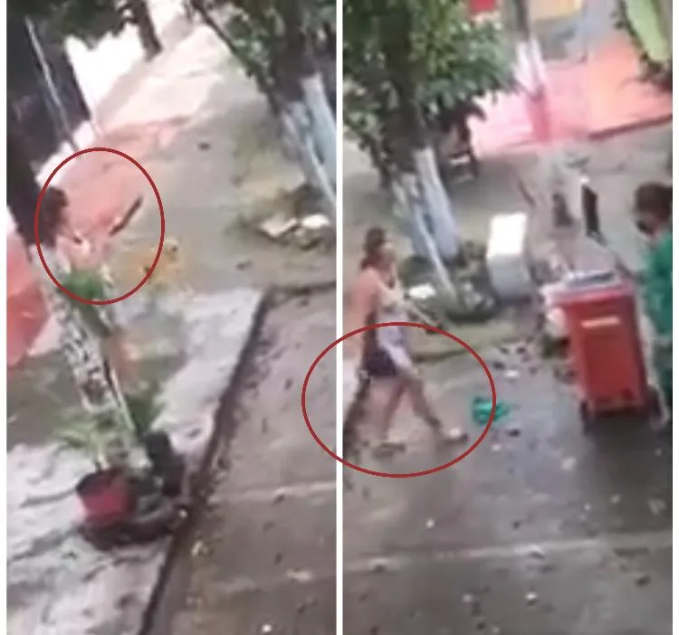 trabajadora escobita Ibagué