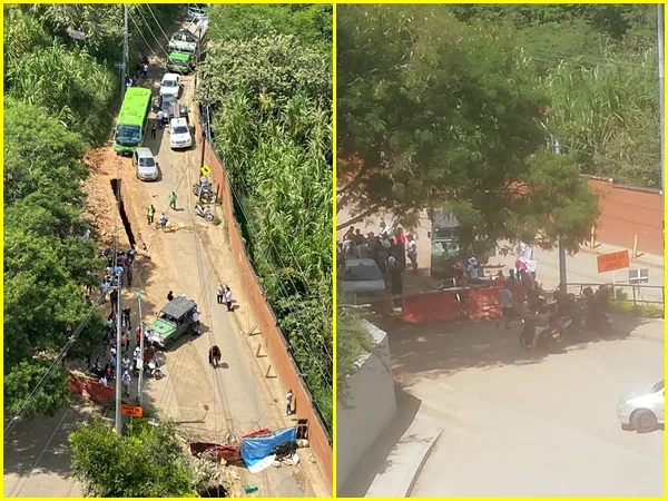 En Cali se cansaron de falsas promesas y salieron a protestar frente al zoológico por los arreglos viales