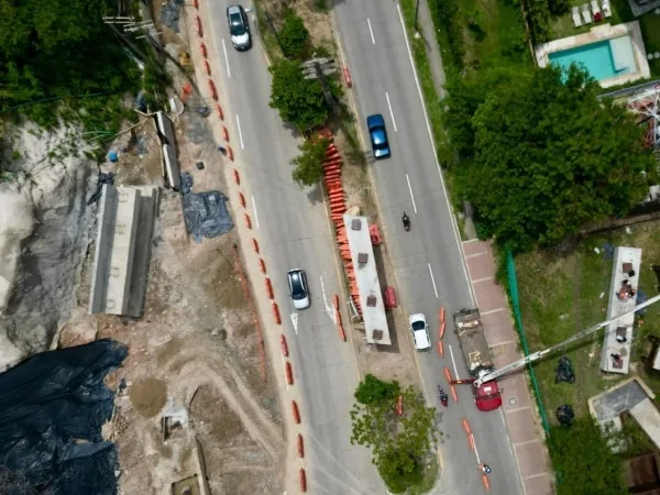 Anuncian cierre de 10 dias en avenida Circuvalar de Cali: Habrá instalación de un puente peatonal
