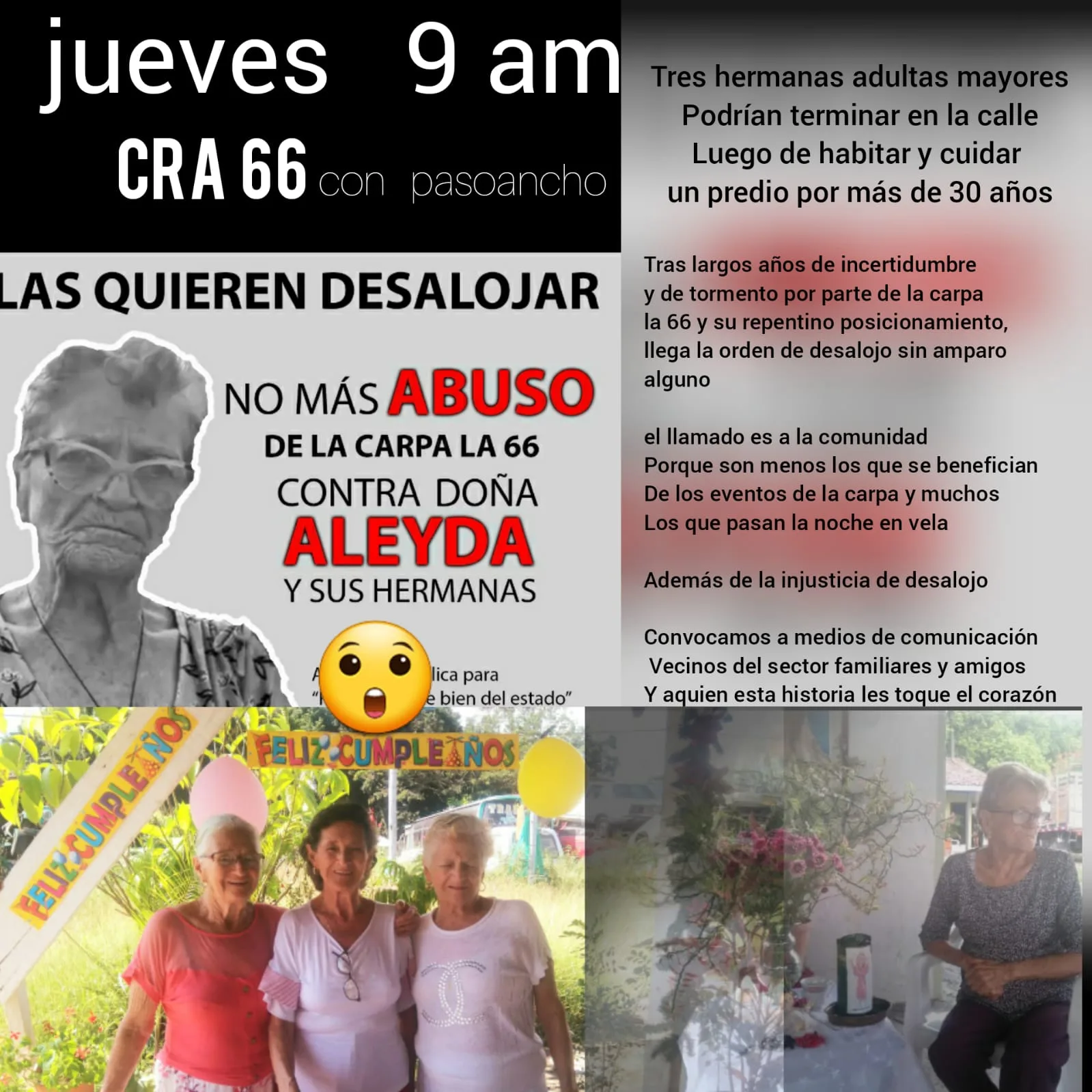 doña Aleida Carpa de la 66