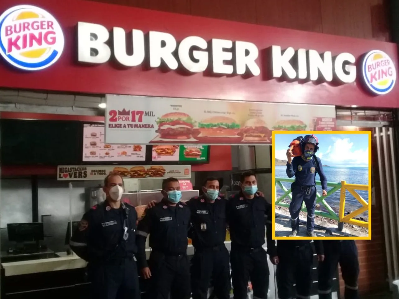 bombero Burguer King