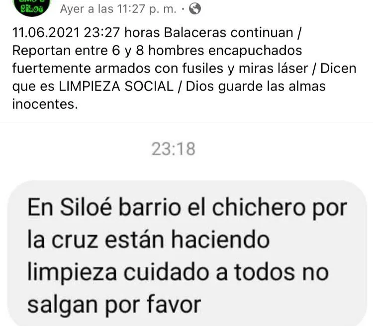 La resistencia en Siloé decidió desbloqueo para entrar en ‘asamblea permanente’