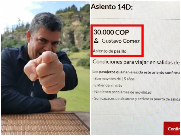 "Eso le pasa por comprar tiquete barato", dijeron a periodista por reclamar que le cobraron "$30 mil" por cambio de silla