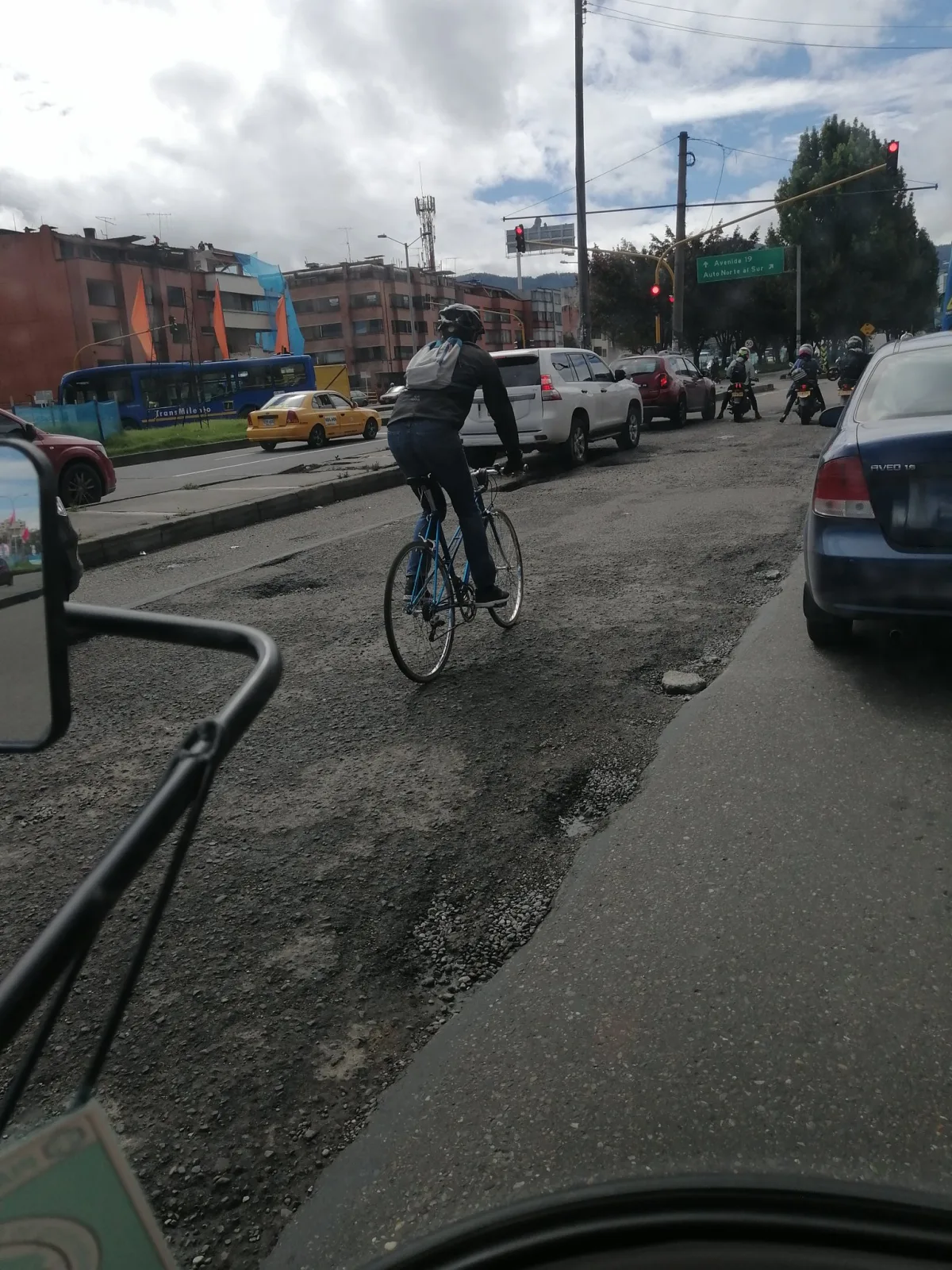 Huecos en Bogotá