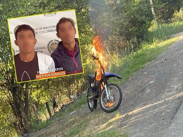 Los casos de justicia por mano propia toman cada vez más fuerza en todo el país; esta vez los presuntos delincuentes terminaron perdiendo su moto tras el robo fallido de la bicicleta