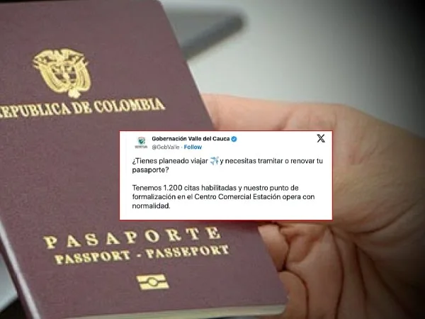 ¿Planea viajar en 2024 y necesita el pasaporte?: En Cali, hay disponibilidad de 1.200 citas