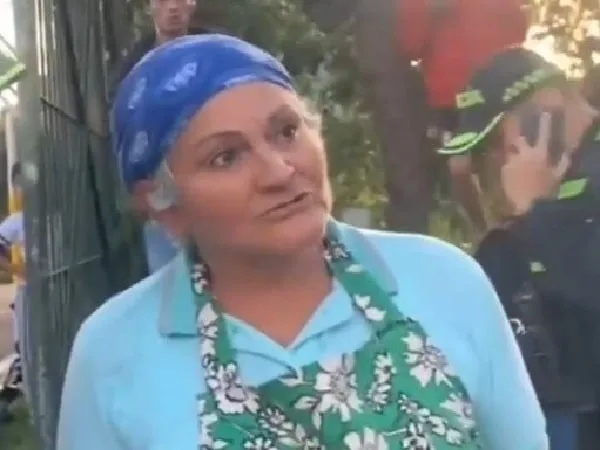 Yaneth Franco se enfrentó a encapuchados en Bogotá.