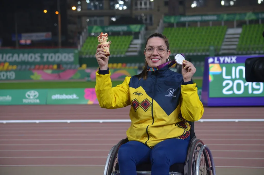 Erica María Castaño, representará al país en los juegos paralímpicos.
