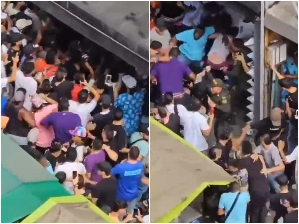 En el centro de Cali, se habría metido a robar, pero una ‘marea’ de gente lo arrinconó