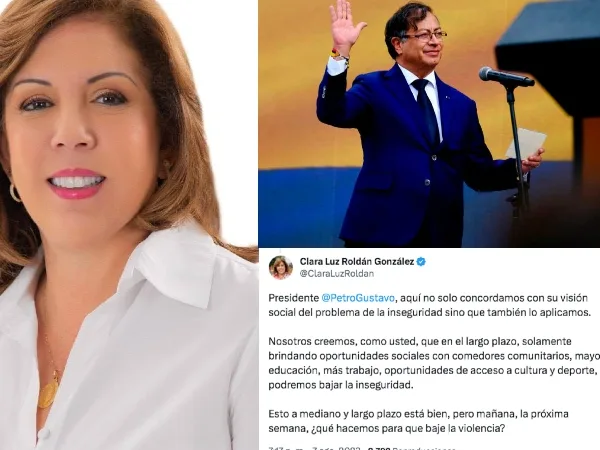 "Un gran despliegue militar en todo el valle" el pedido de La gobernadora Clara Luz Roldán a Gustavo Petro