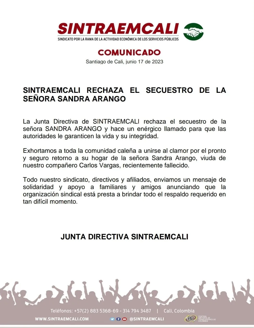 emcali, secuestro, gaula