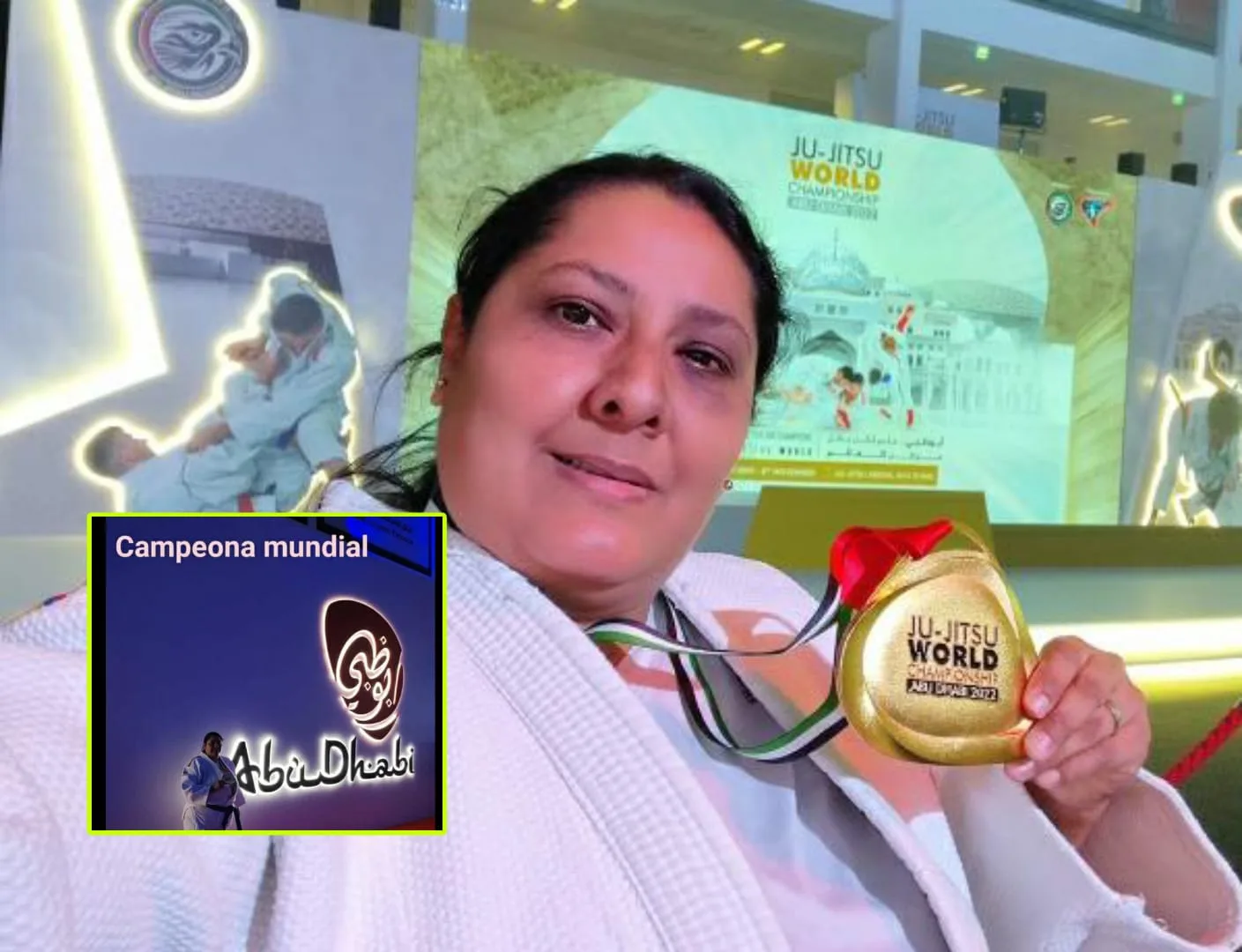 Fin de semana de ganadoras: Vallecaucana se coronó campeona mundial de Jiu-Jitsu en Dubai