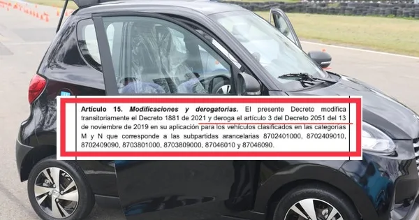 Terminaron los dos años de "gracia": vehículos eléctricos tendrán que pagar gravamen arancelario