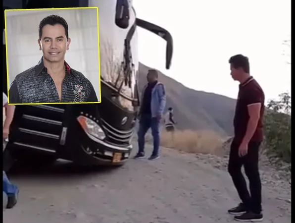 El percance que tuvo el artista Jhony Rivera en vías de Nariño cuando iba rumbo a su presentación