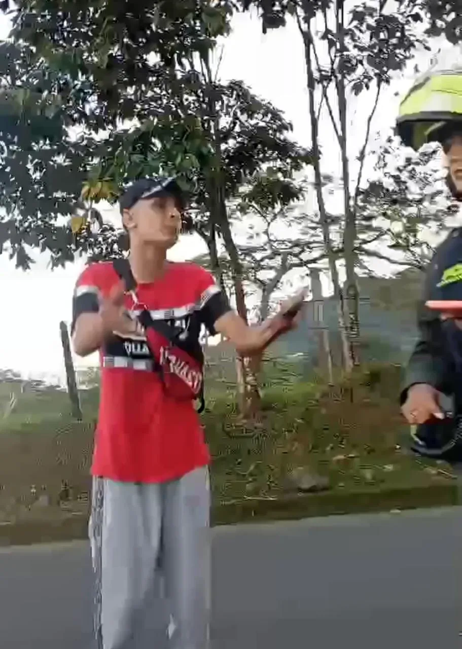 policía en