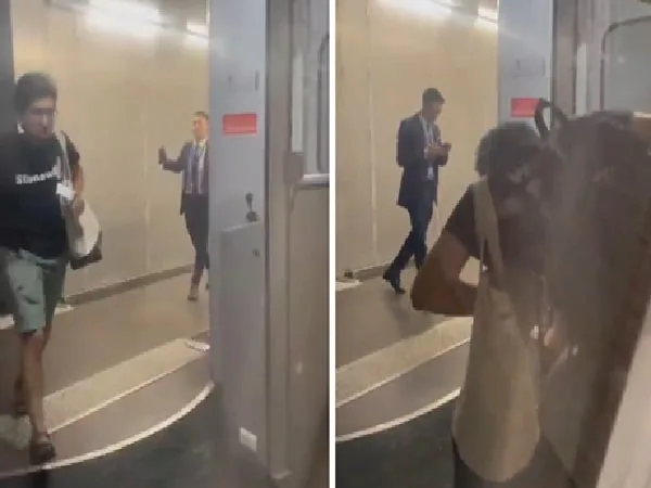 Pasajero pateó puerta de avión por llegar tarde al vuelo
