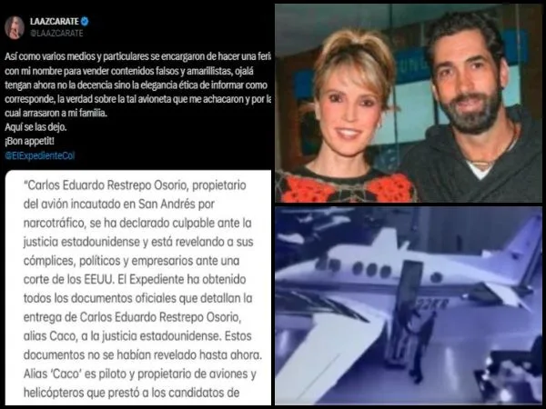 «Aquí se las dejo»: Alejandra Azcarate y la verdad sobre la avioneta que le achacaron a su familia