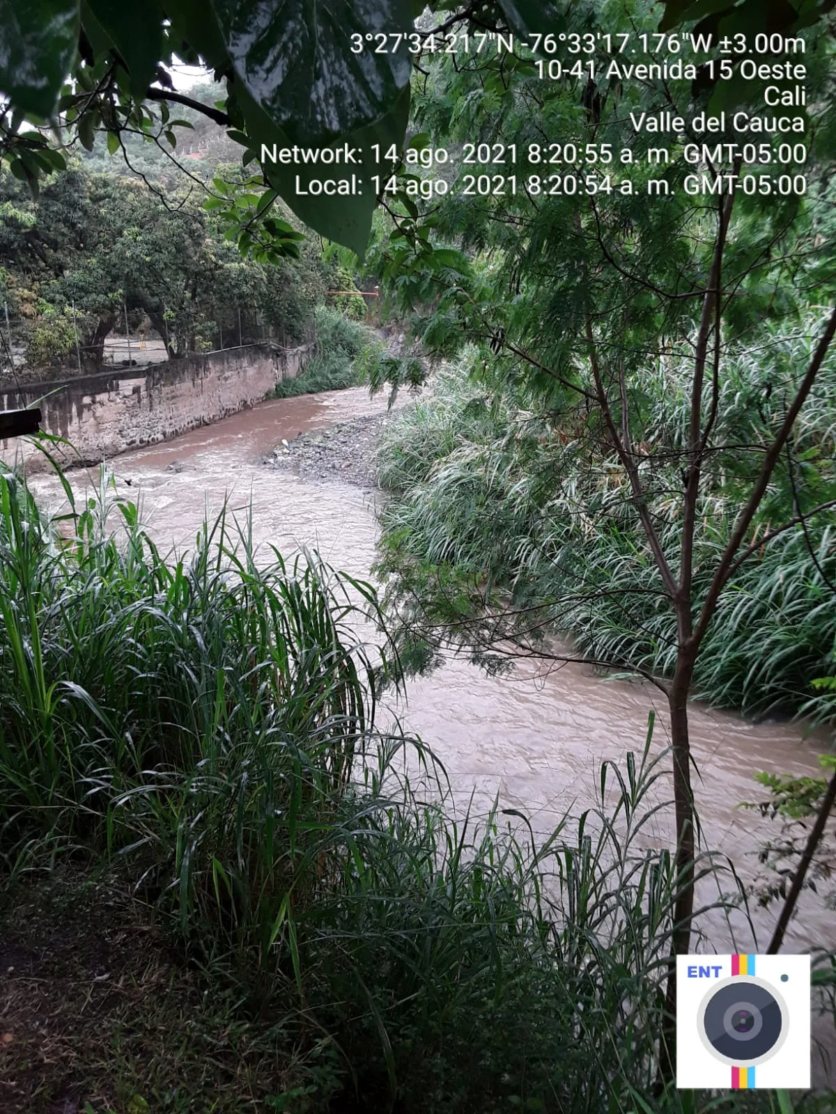 ríos en Cali lluvias