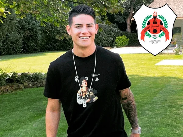 James Rodríguez llegaría al equipo Al Rayya de la liga de Qatar ganaría 7 millones de euros