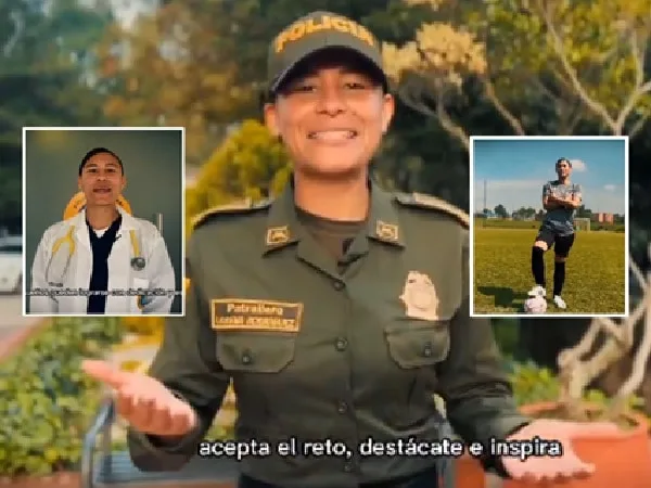 Patrullera de la Policía Nacional es médica y futbolista profesional.