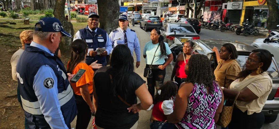 Agentes de Movilidad realizaron realizaron jornada para promover el cumplimiento de las normas de tránsito.