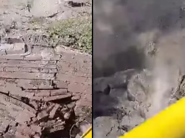 Puente de la época republicana colapsó por las fuertes lluvias en San Pablo, Nariño