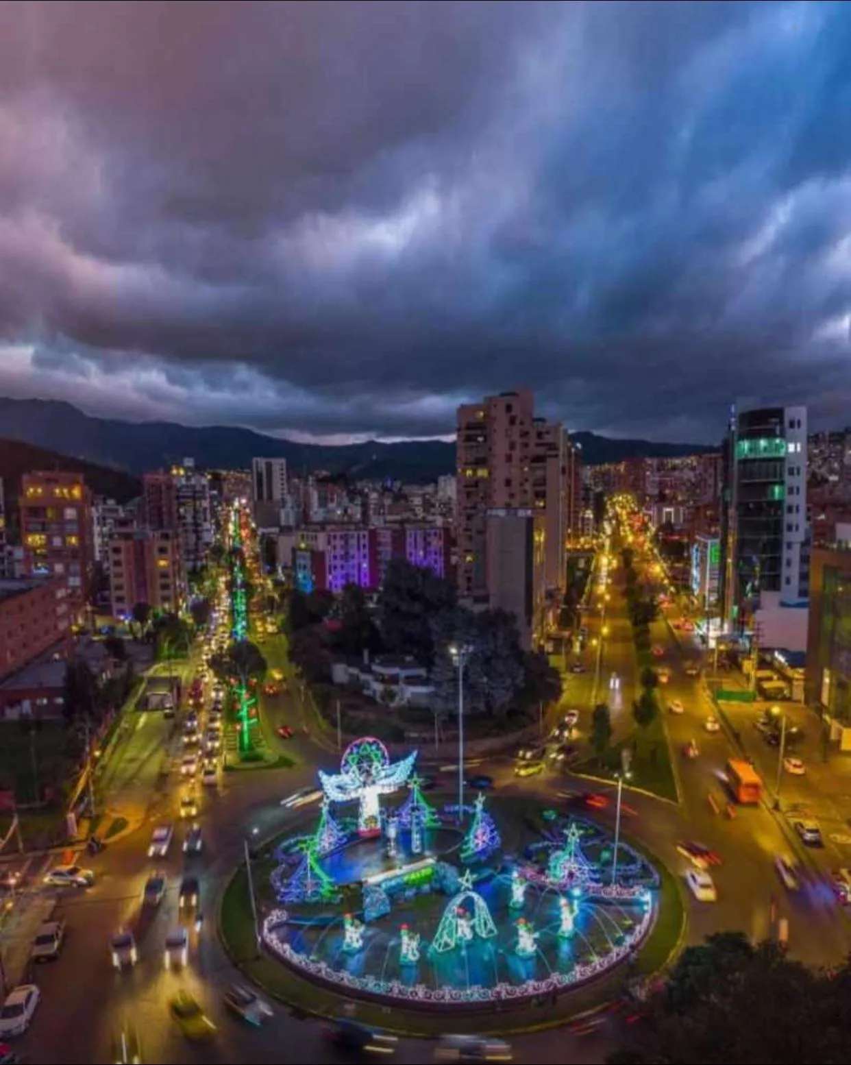 el alumbrado navideño en municipios de Nariño