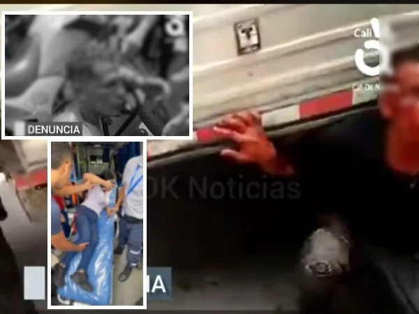 Otra mujer herida con arma por un ladrón en Cali, pero al sujeto le tocó esconderse detrás de un policía