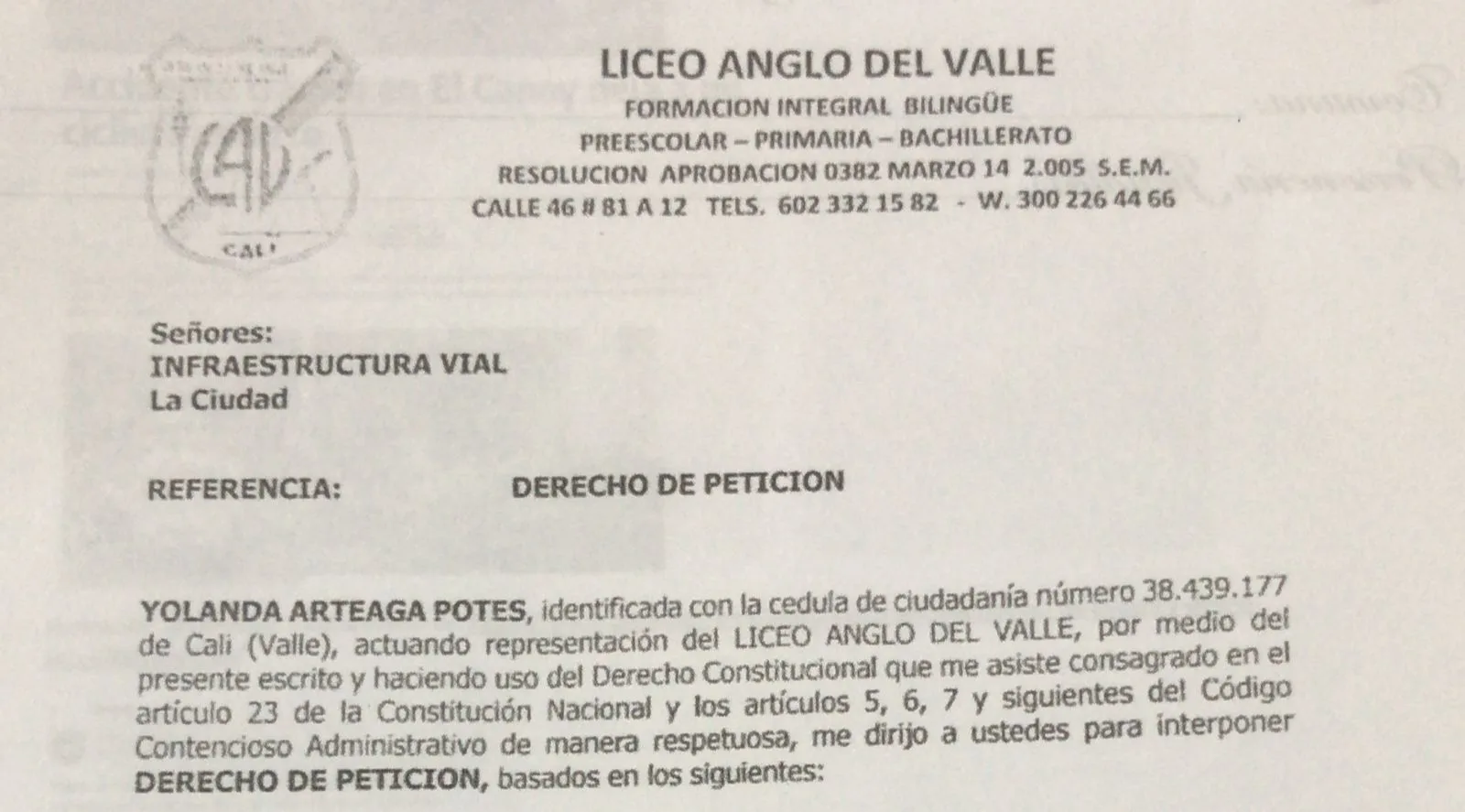 Denuncia Caney