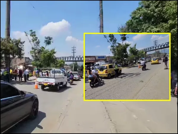 Edinson, taxista atacado cerca a la galería de López: tras el atentado carro impactó con un camión y una moto