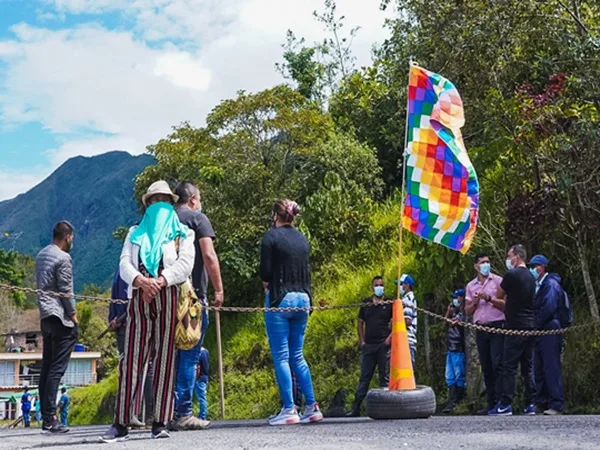 Protesta en vía al mar tuvo eco: instalarán mesa para revisar solicitudes de minga indígena