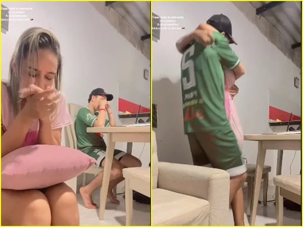 La emotiva reacción viral de joven que fue admitido en la U. Nacional: lloró junto a su madre