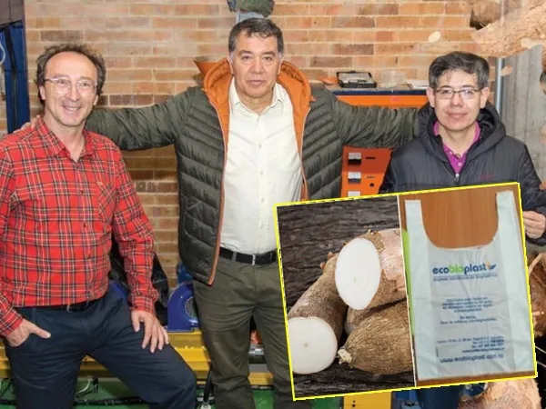 Bolsas de almidón de yuca que se disuelve en agua, la iniciativa de universitarios para cuidar el ambiente