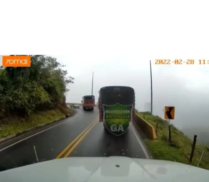 adelantó en curva en Alto de Matasano Barbosa