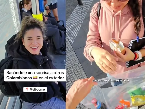 Colombiano en Australia sorprende a sus paisanos regalándoles mecatos típicos que les recuerdan el sabor de casa