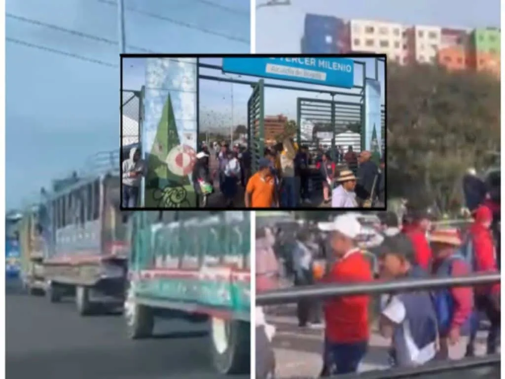 Miles de indígenas llegaron a Bogotá, pero marcha de apoyo al gobierno será nacional