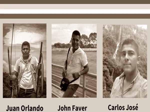 Con actos tradicionales despedirán a Juan, Jhon y Carlos, los indígenas asesinados por quienes exigen justicia