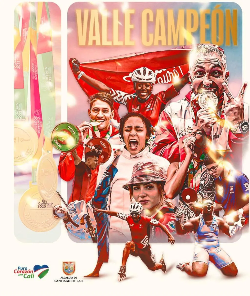 ¡Campeón con más de 400 medallas!, Valle del Cauca ganó en los Juegos Nacionales