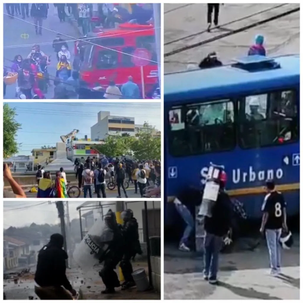 disturbios en Colombia 28J