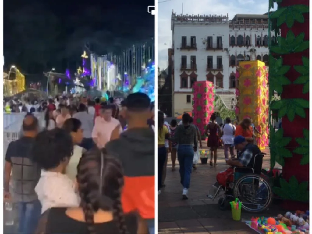 alumbrado navideño en Cali