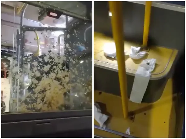 Intolerancia, lanzaron heces a conductor de bus del SITP en Bogotá