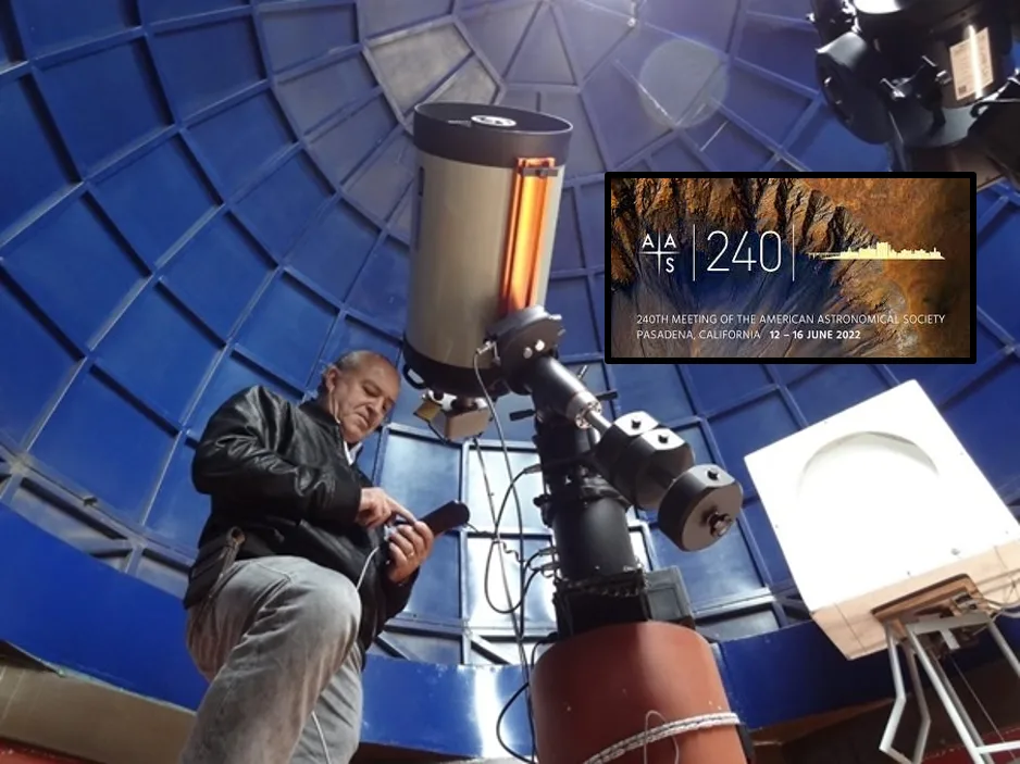 El nariñense Alberto Quijano representará al país en el Congreso Mundial de Astronomía en California
