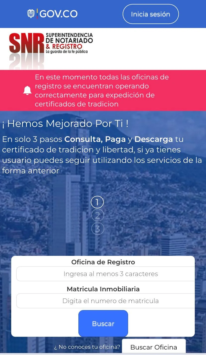 Lo que está pasando con el certificado de tradición y libertad con la Superintendencia de Notariado 