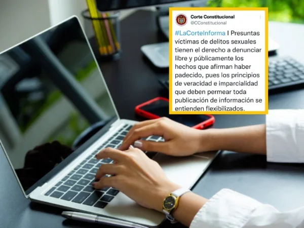 La Corte Constitucional determinó que las víctimas de abuso sexual pueden denunciar a sus agresores en redes sociales